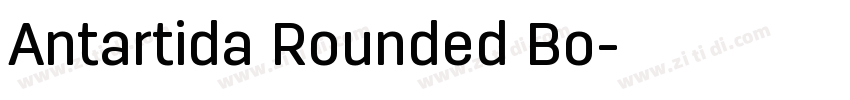 Antartida Rounded Bo字体转换
